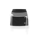 Color-Clash Mid-Waist Fitted Sports Skirt - CHINASQUAD