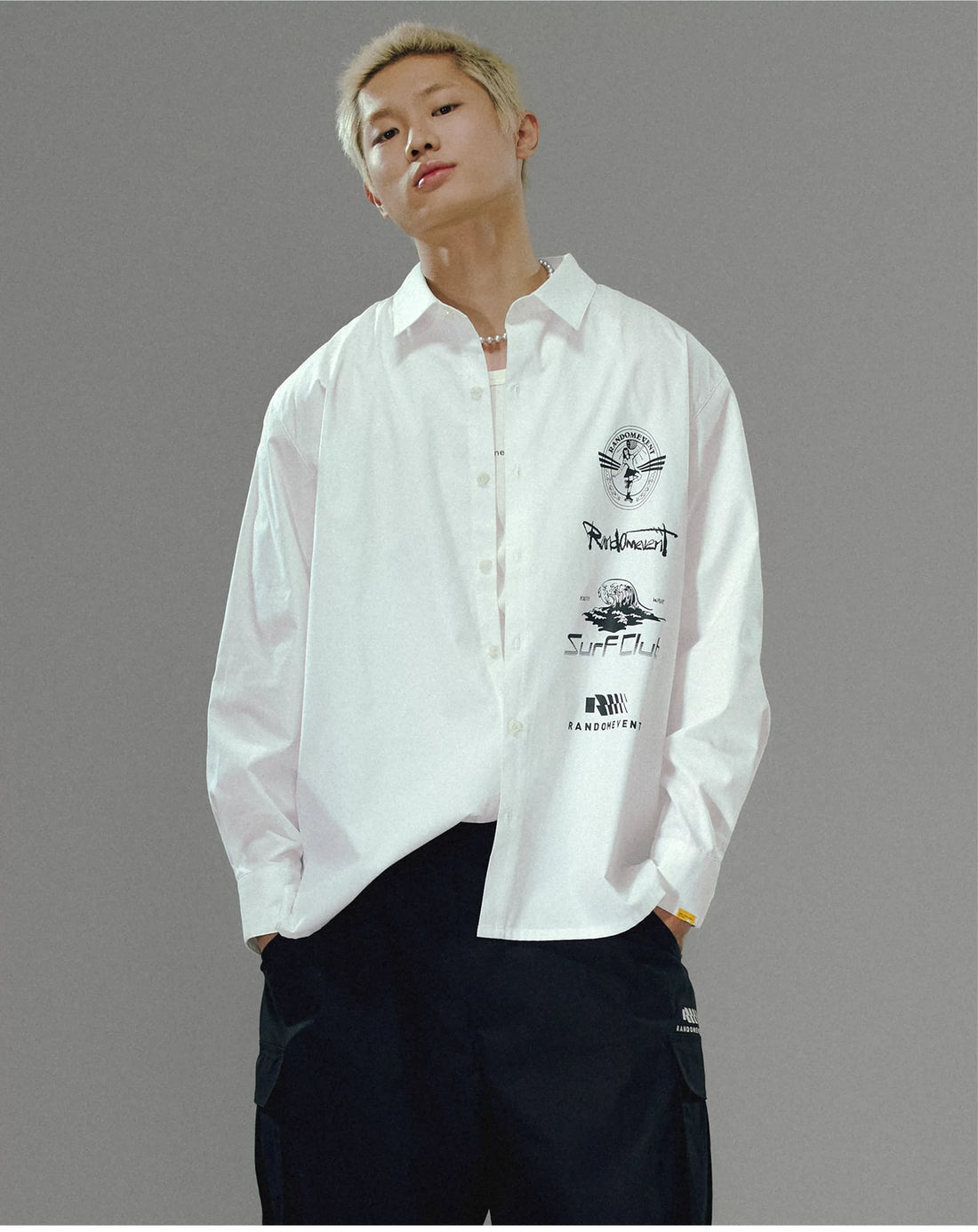 White Long-Sleeve Shirt - CHINASQUAD