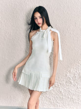 White Bowtie Slip Mini Dress - CHINASQUAD