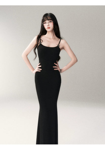 Butterfly Hardware Sculpting Stretch Cami Maxi Dress