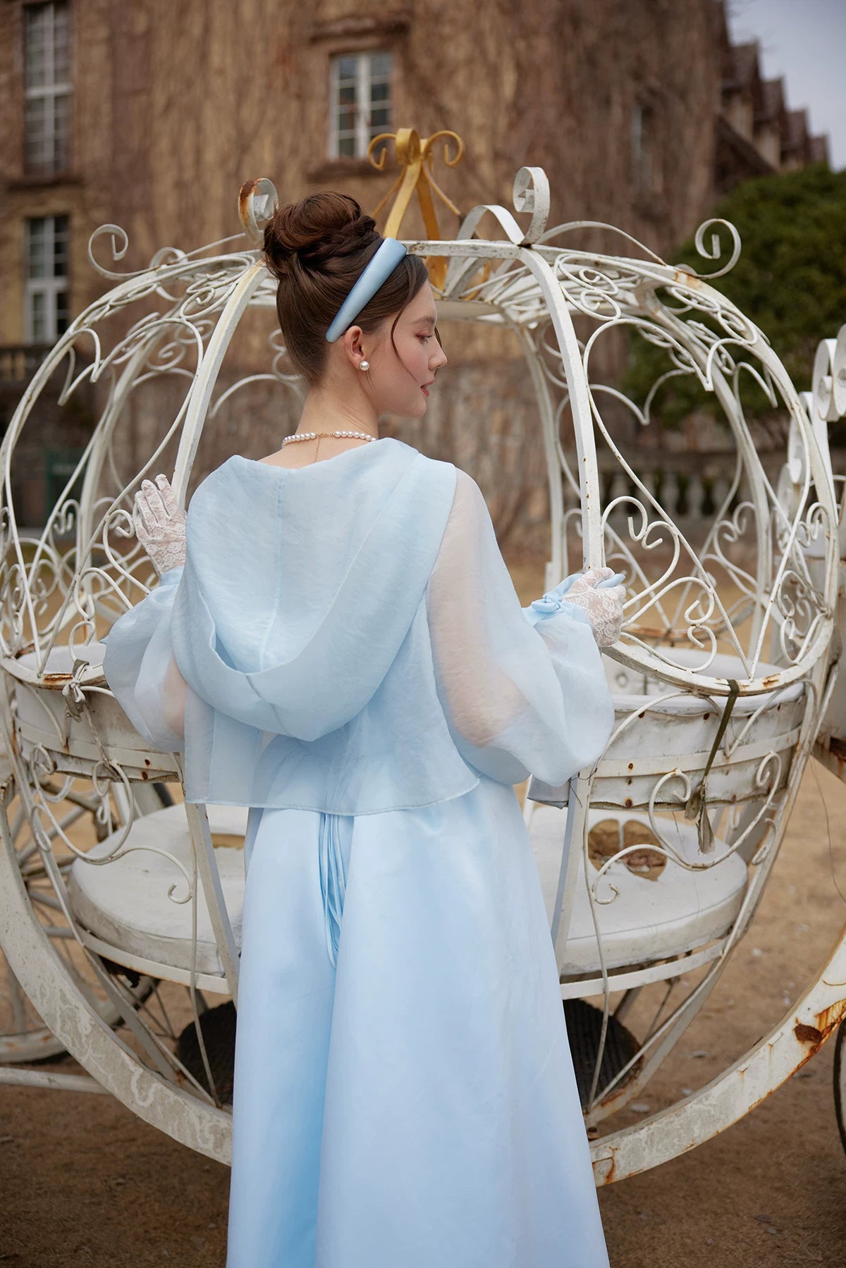 Cinderella Princess Satin Corset Gown