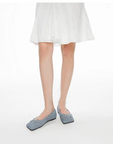 Toe Bow Ballerina Flats - CHINASQUAD