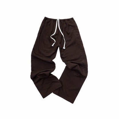 Faux-Fur Sweatshirt &amp; Jogger Set