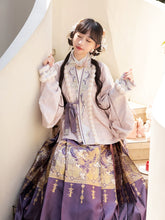 "紫釉金霜" Modern Hanfu Set - CHINASQUAD