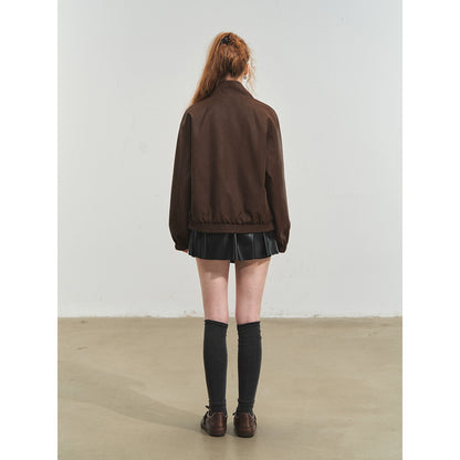 Vintage Reversible Stand-Collar Jacket
