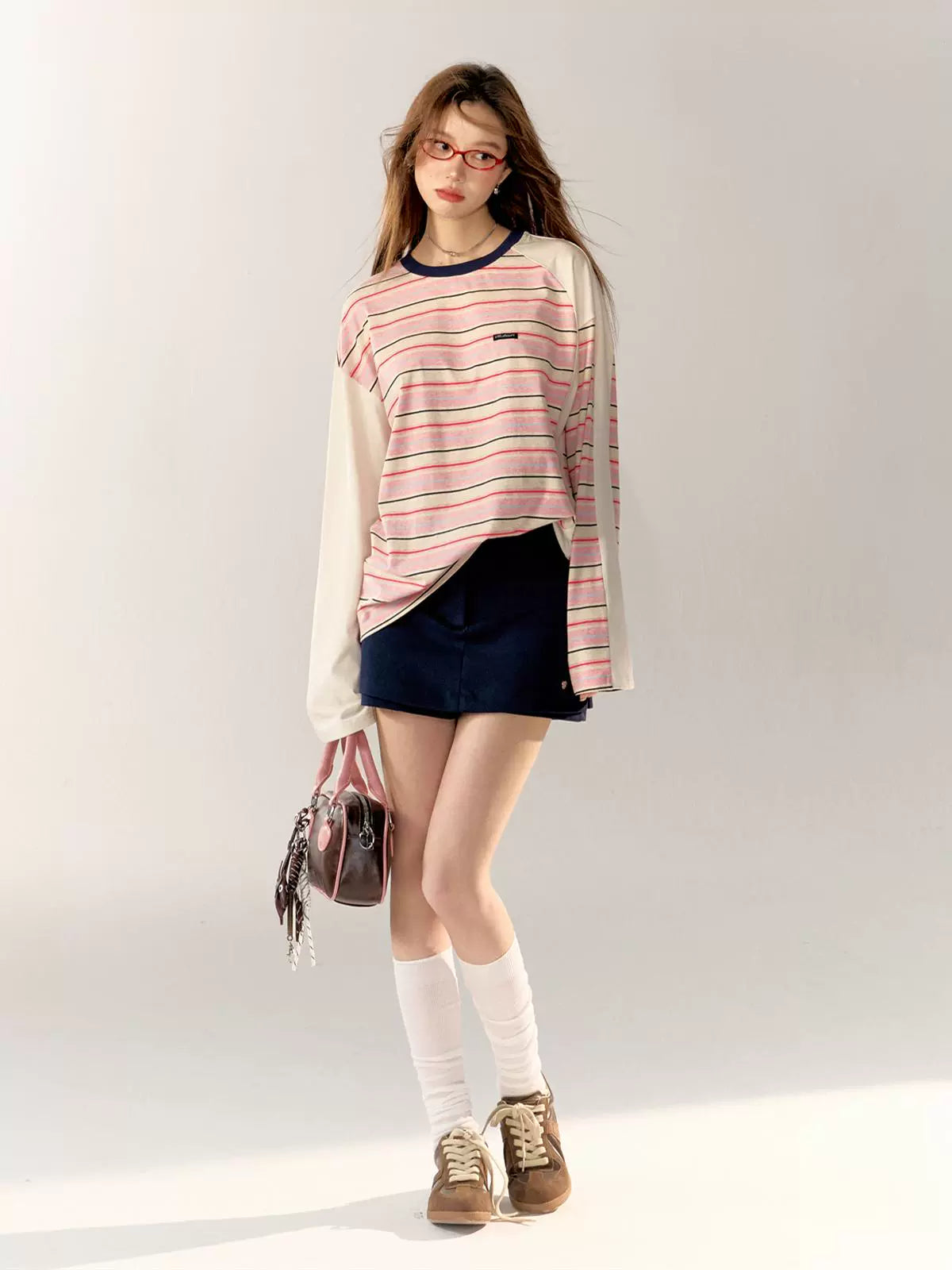 A-Line High-Waist Short Skirt