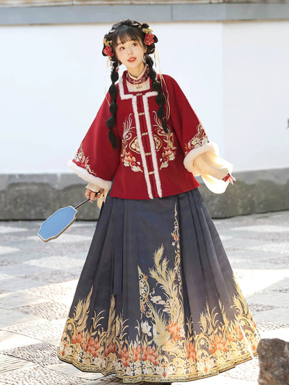 (Final Sale）"岁岁年年"Ming- Dynasty Hanfu Set