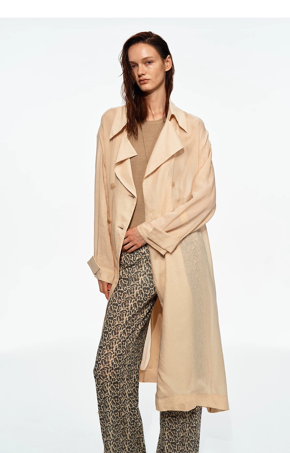 Linen Tencel Sun Trench