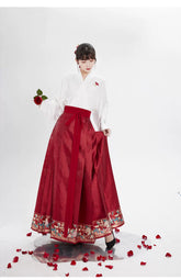 "石榴醉" ming-style hanfu set - CHINASQUAD