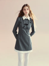 Grey Waist-Cinching Dress - CHINASQUAD