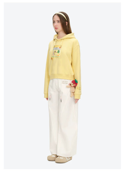 Lollipop Wrapper Cropped Hoodie
