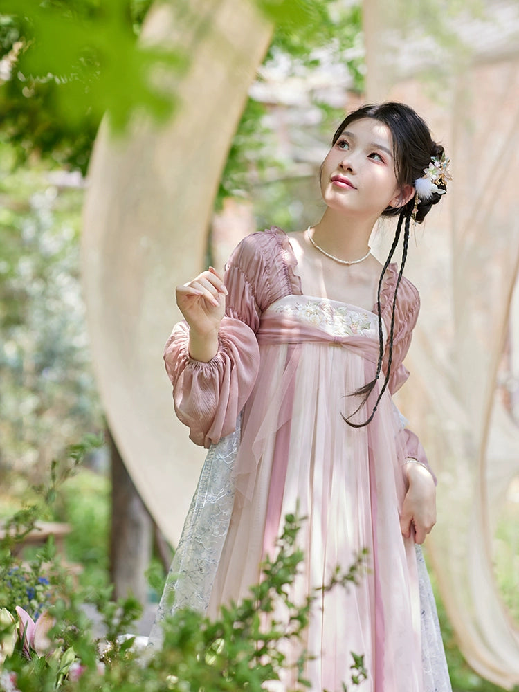 &quot;纱雾&quot; Han Element Maxi Dress