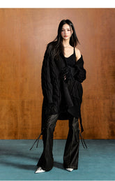 Ostrich Feather Cardigan & Vest Set - CHINASQUAD