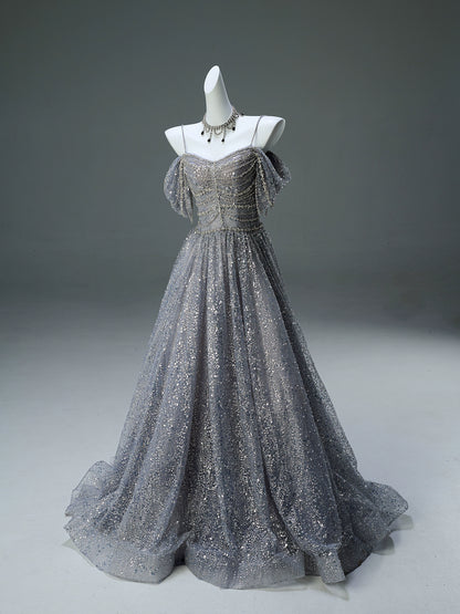 Eternal First-Light Glittering Couture Gown