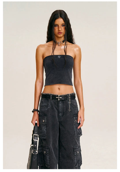 Storm Washed Strapless Bustier