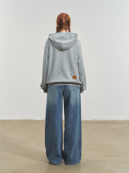 Puppy Wide‑Leg Denim Pants