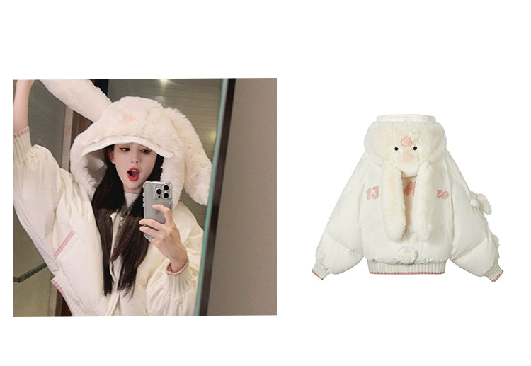 Patchwork Gulnazar Edition Hooded Down Jacket