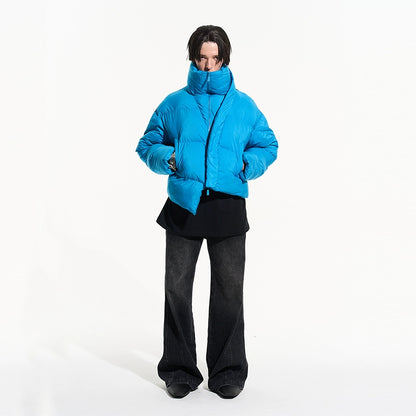 Asymmetric Deconstructed Cotton Padded Jacket