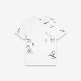 Graffiti Print Short Sleeve T-Shirt - CHINASQUAD