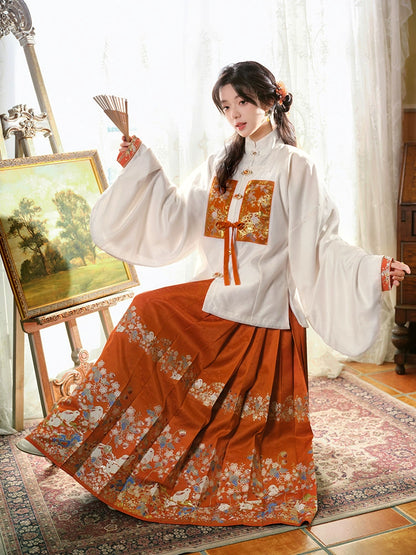 &quot;灵兔华灯&quot; Modern-Style Hanfu Set