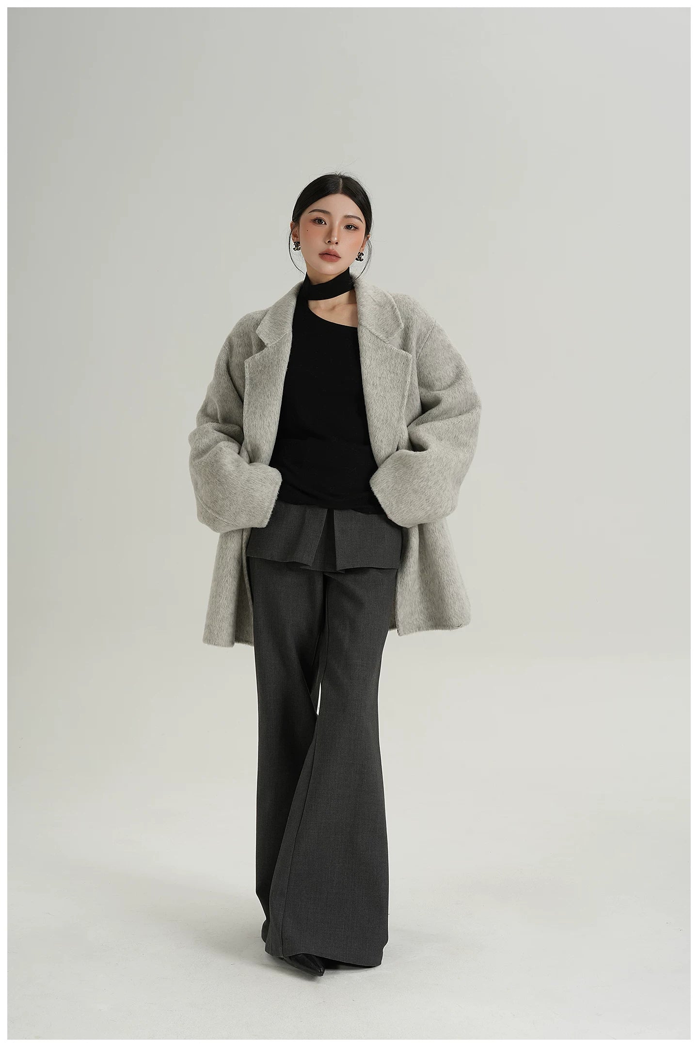 Relaxed-Fit Mid-Length Wool Blazer