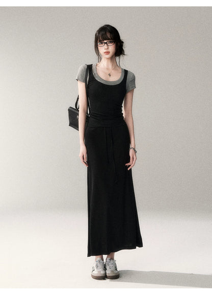 Contrast Trim Fitted Short Sleeve Tee
