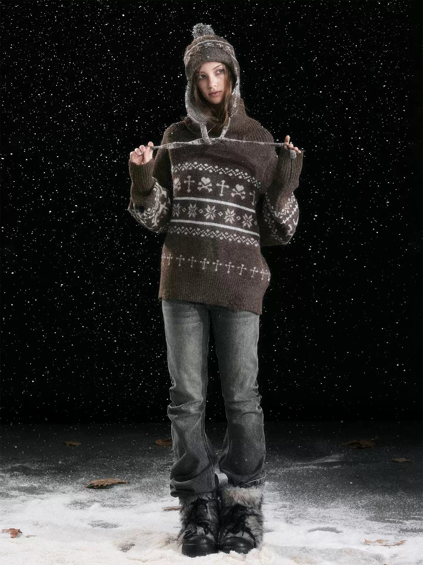 Fair Isle Knit Sweater