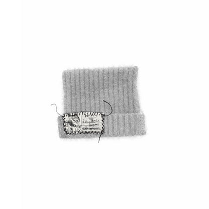 Hand-Stitched Cat-Ear Angora Knit Beanie