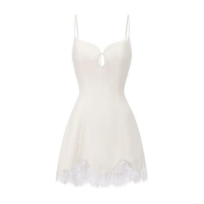 Lace Cut-Out Camisole Dress