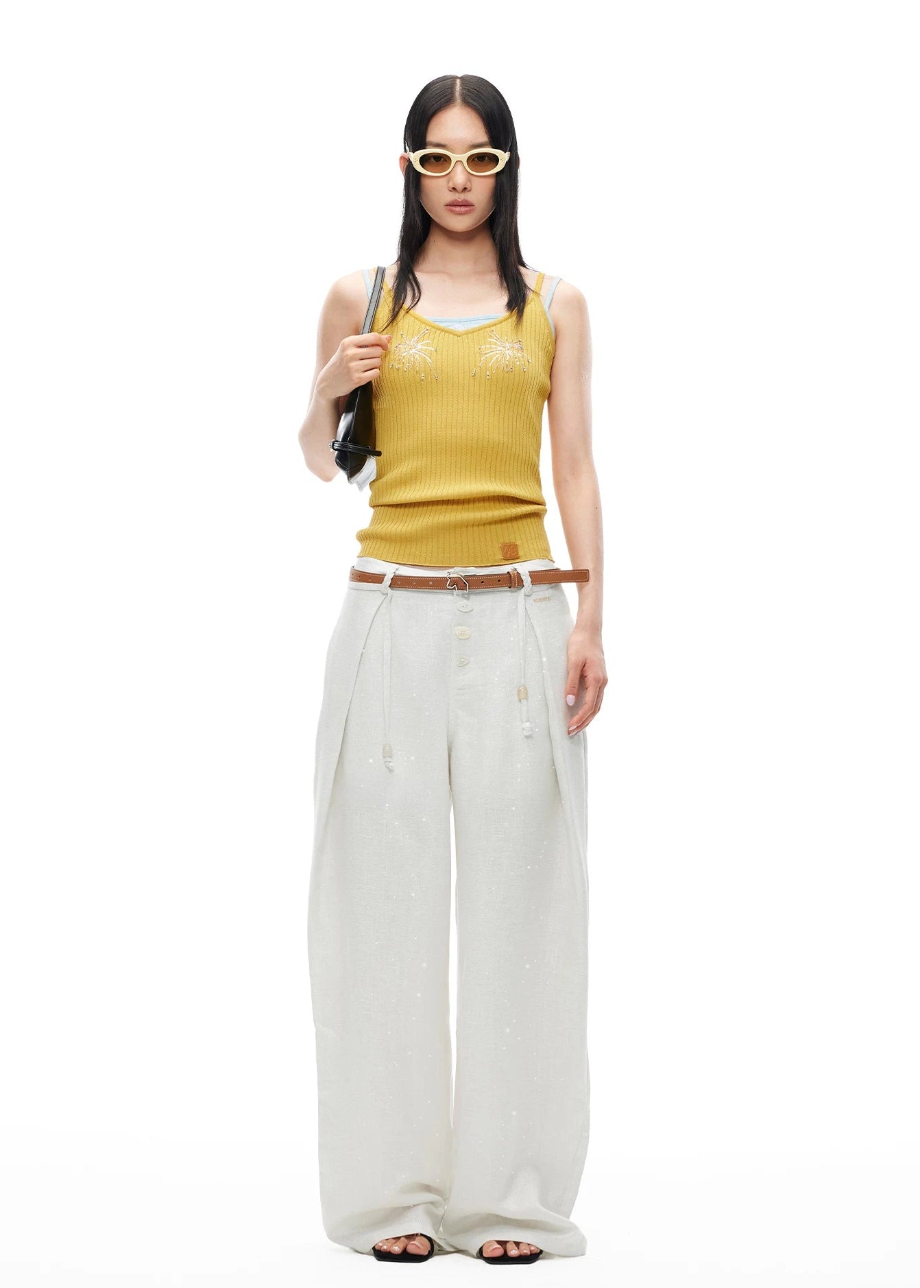 Firework Embroidered V-Neck Camisole