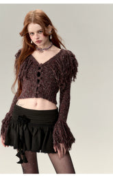 Fringe Knit Sweater - CHINASQUAD