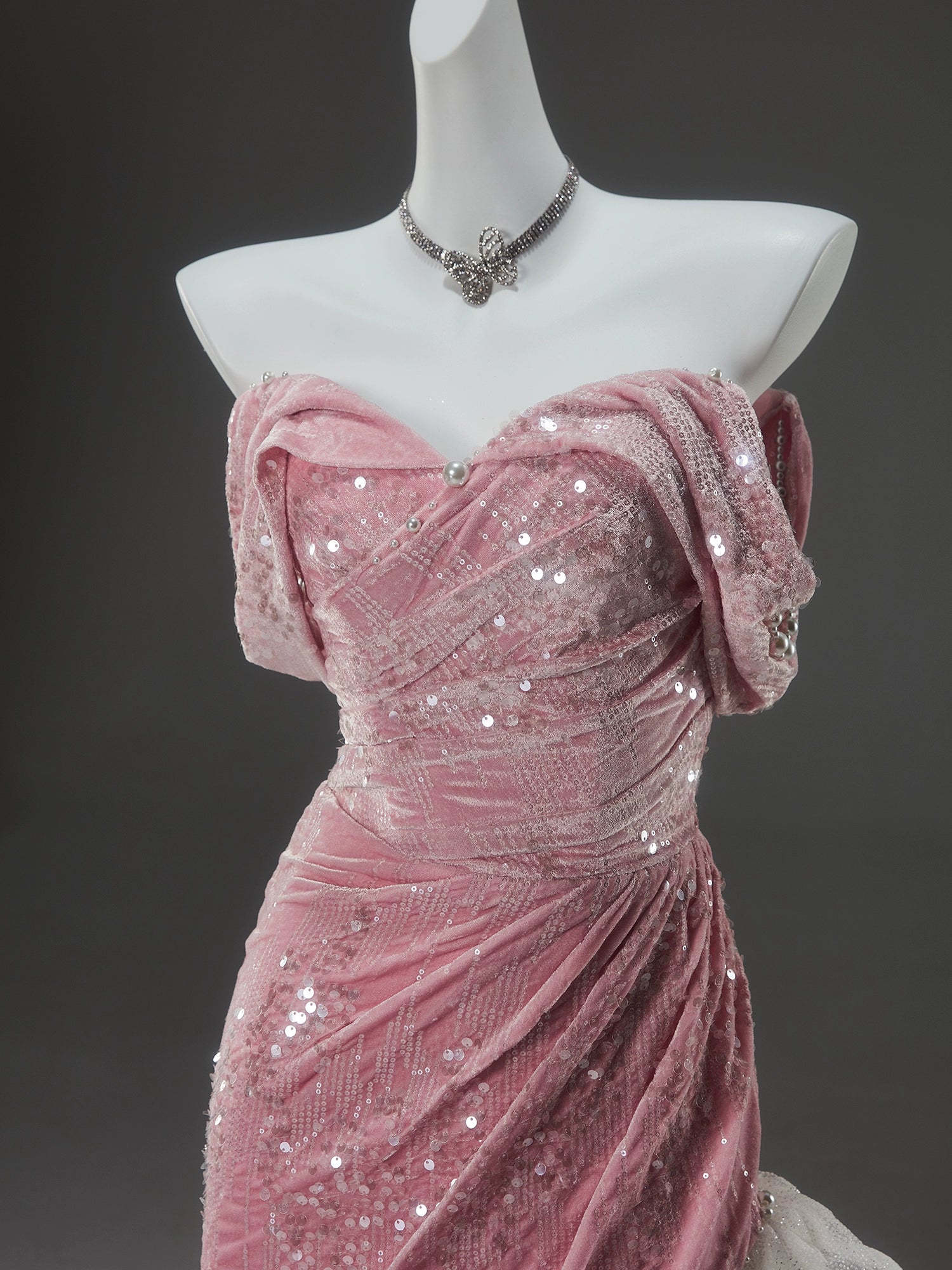 Barbie Noir Rosé Couture Dress