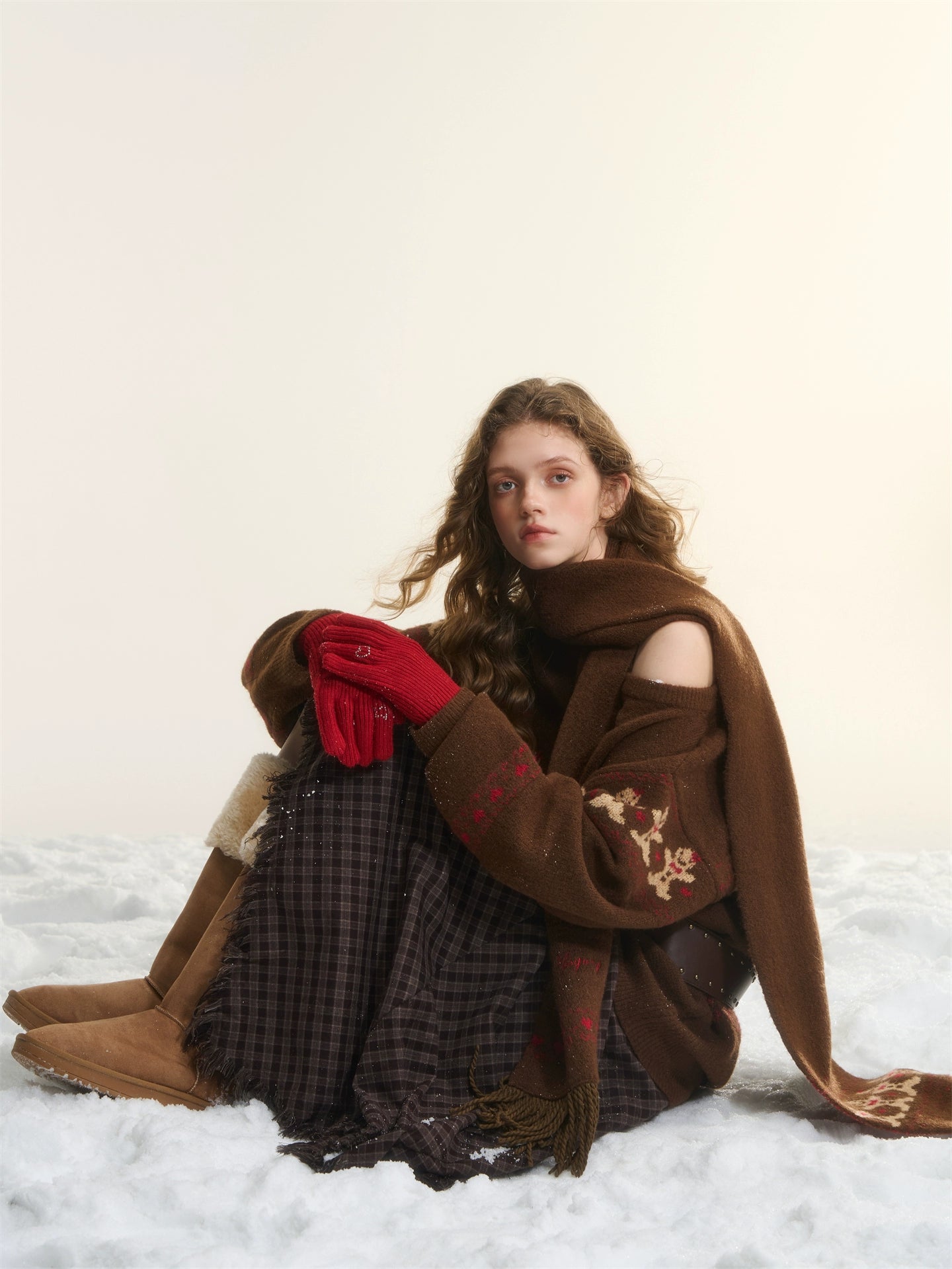 Wool-Blend Gingerbread Sweater