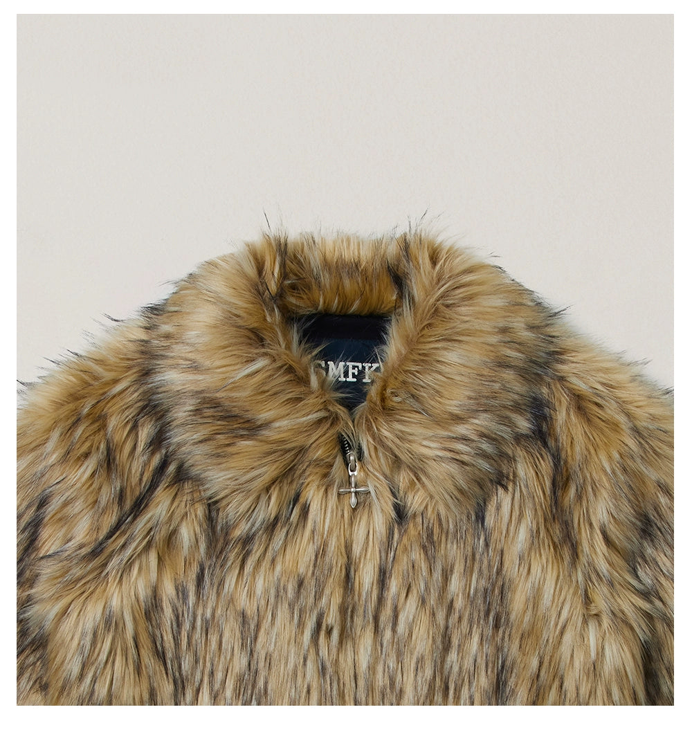 Arctic Cross Faux Fur Jacket