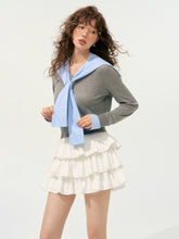 Pleated Lace Ruffle Tiered Skirt - CHINASQUAD