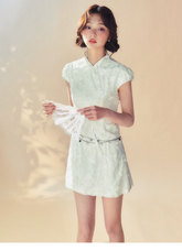 White Cheongsam Dress - CHINASQUAD