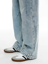 Light Blue Washed Jeans - CHINASQUAD