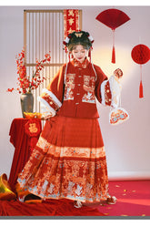 "龙宝送福"Ming-Dynasty Hanfu Set - CHINASQUAD