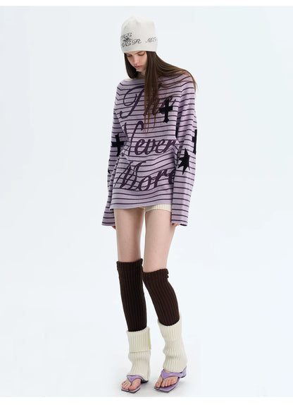 Retro Jacquard Knit Beanie