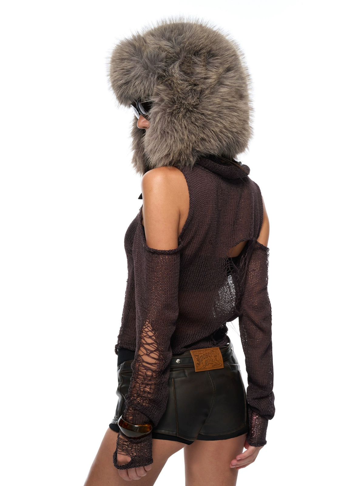 Washed Low-Rise Mini Shorts