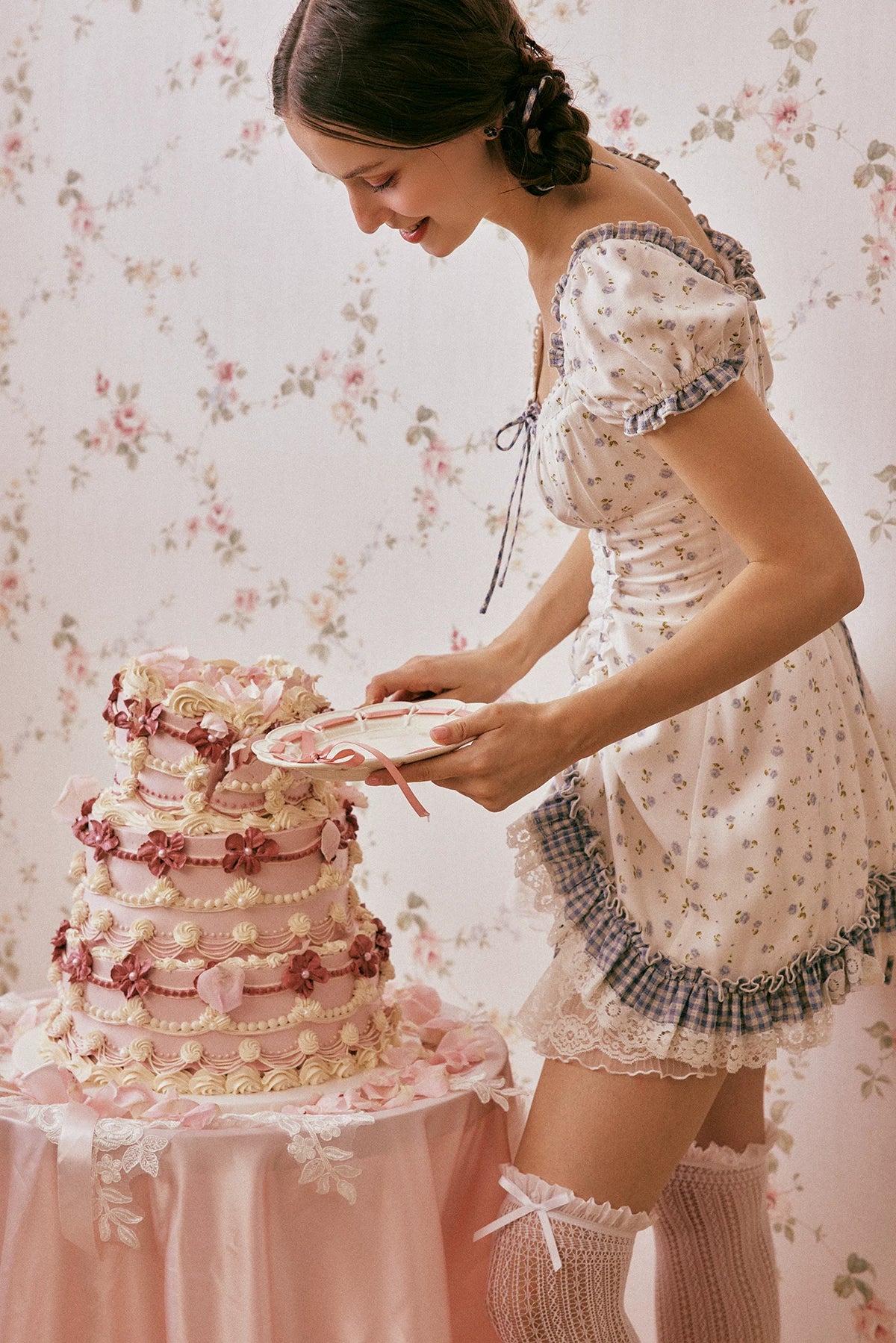 French Sweet Convertible White Short Dress