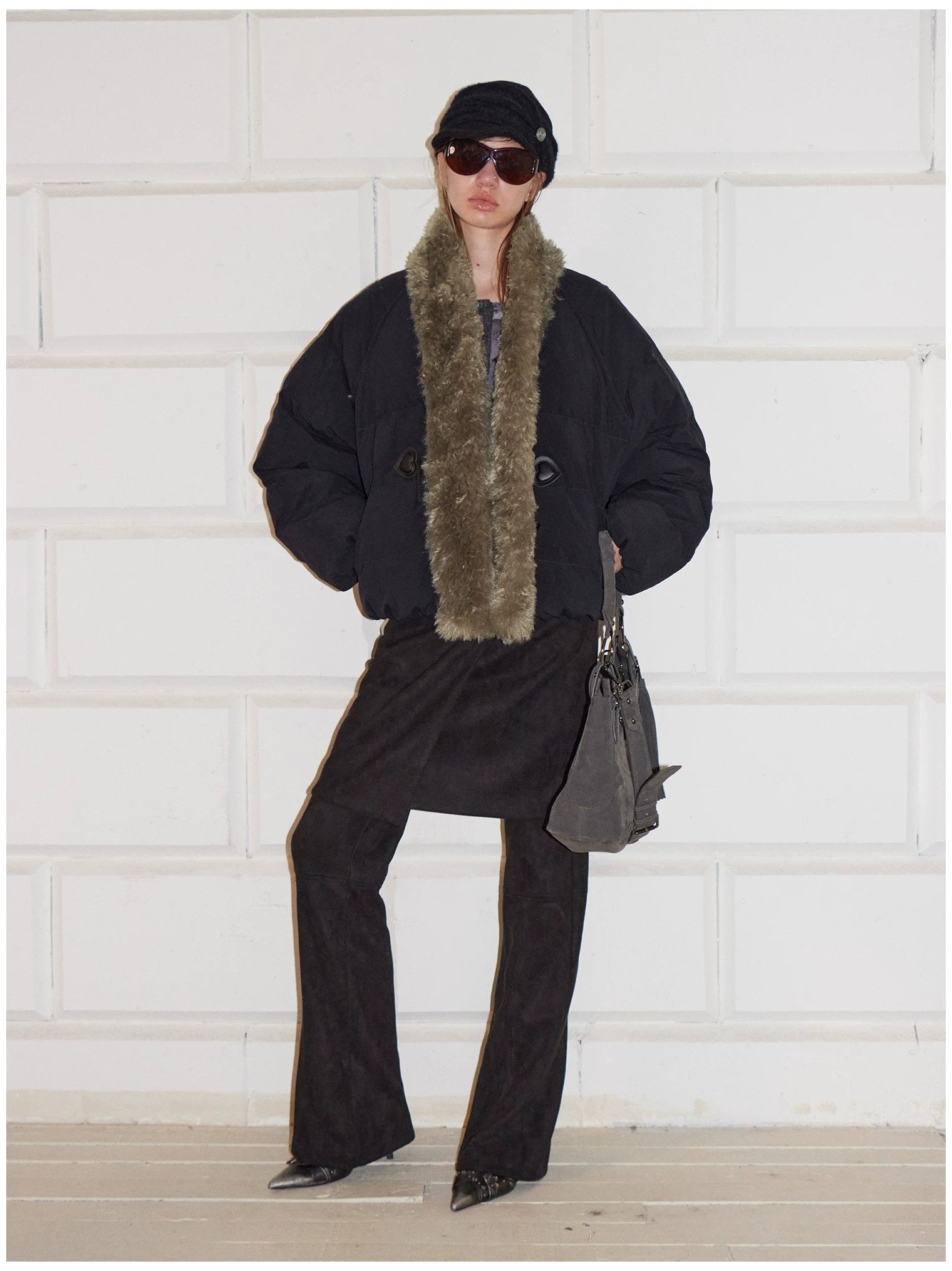 90% Duck Down Fur-Trimmed Parka