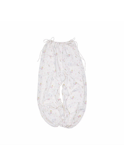 Snoopy Floral Balloon Wide-Leg Pants 1Jinn Studio