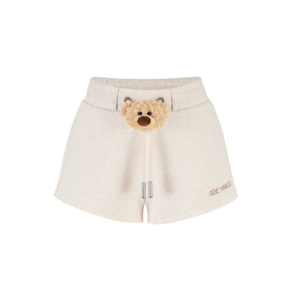 Plush Doll Fleece-Lined Straight Shorts
