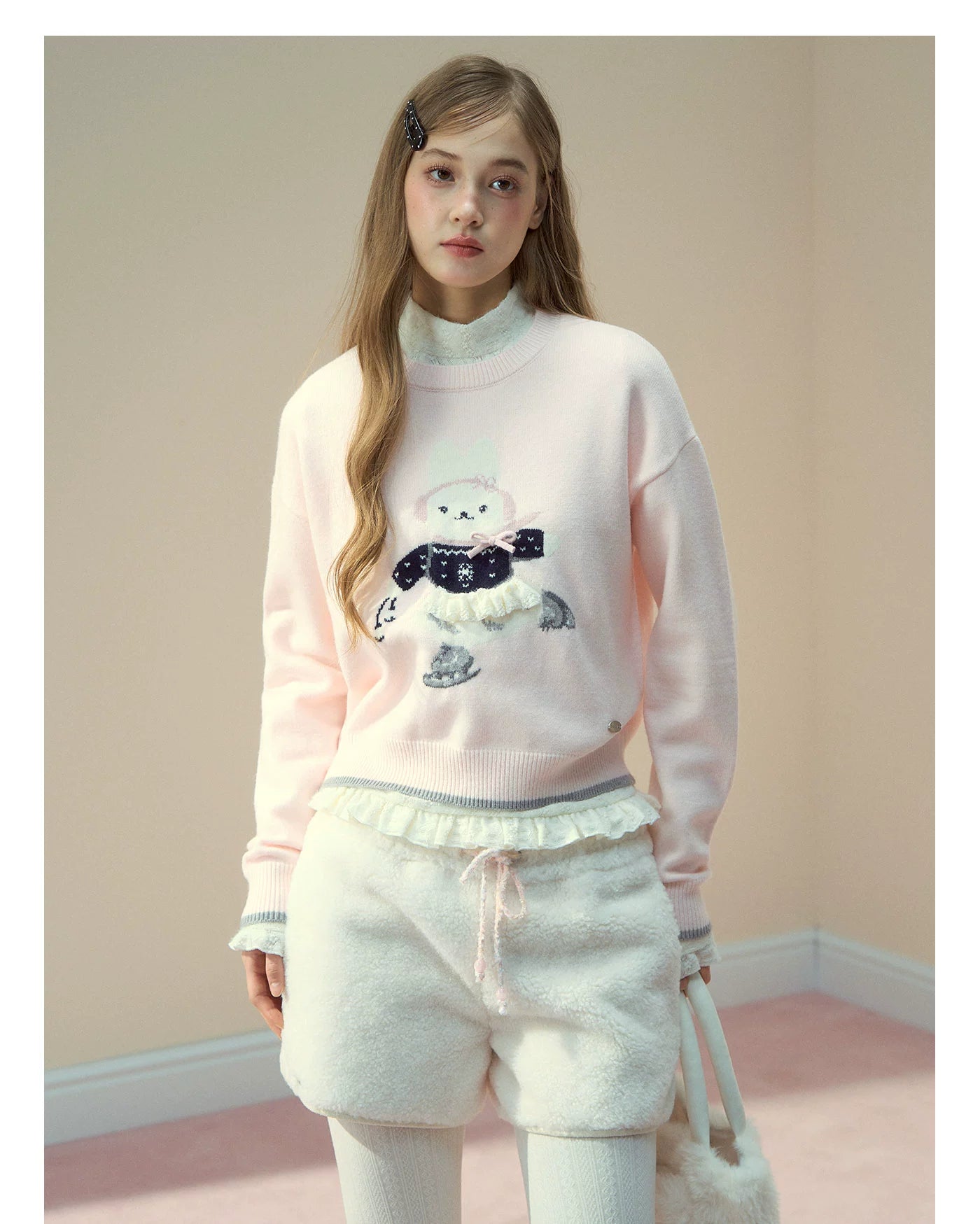 Bunny Diary Collar Sweater