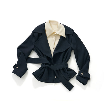 Vintage-Inspired Quilted Blazer &amp; Skirt Set