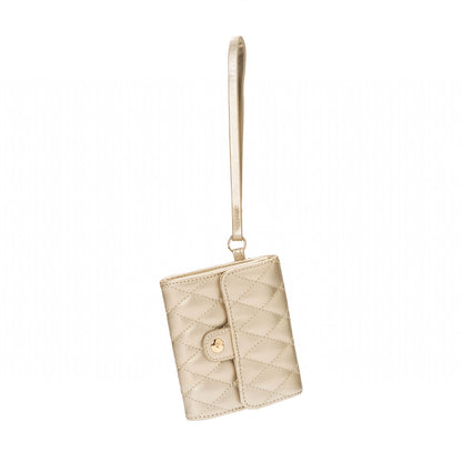 Faux Fox-Trim Structured Tote Bag