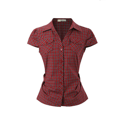 Slim Fit Pocket Short Sleeve Shirt