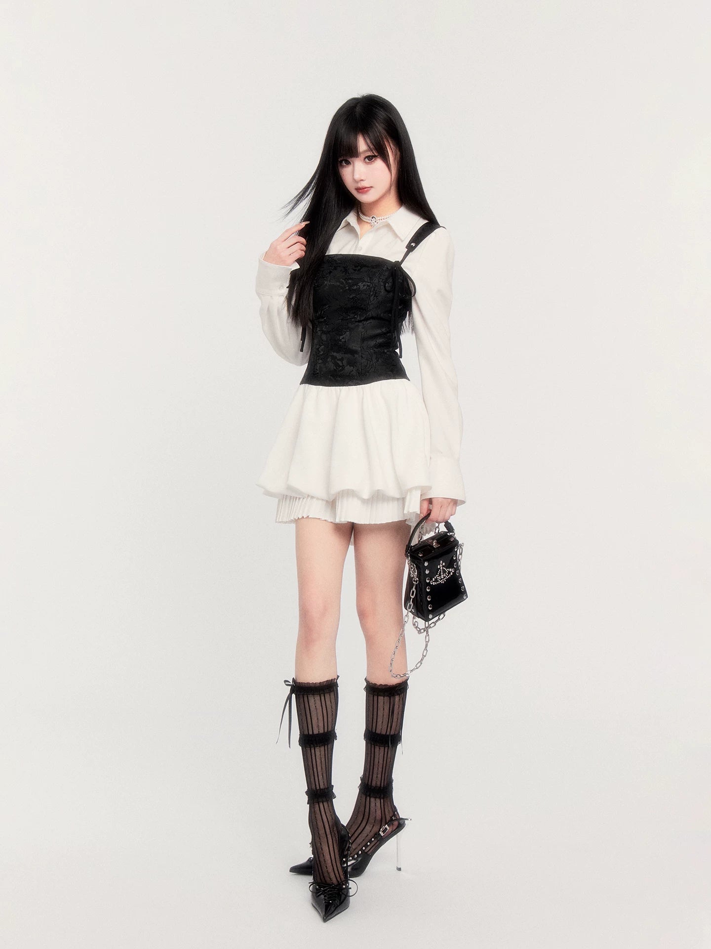 Prelude Pleated Princess Camisole Dress