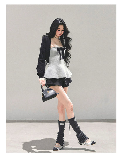 Princess-Style T-Shirt Tank &amp; Cape Two-Piece Set